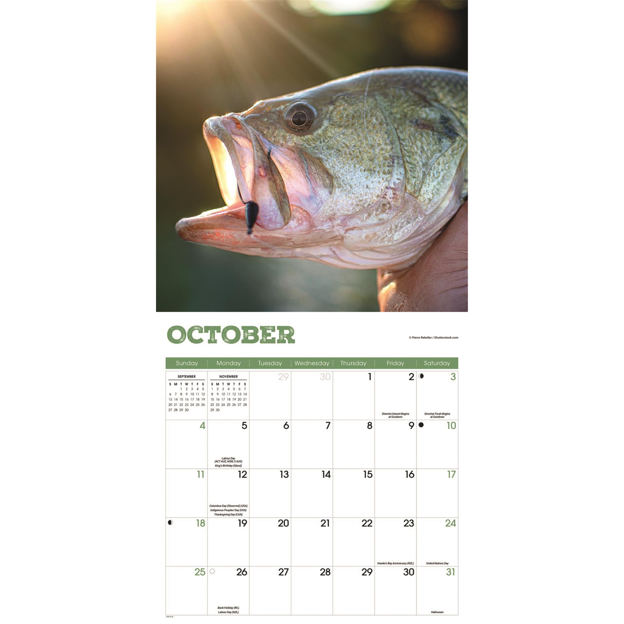 Calendrier mural Bass 2026