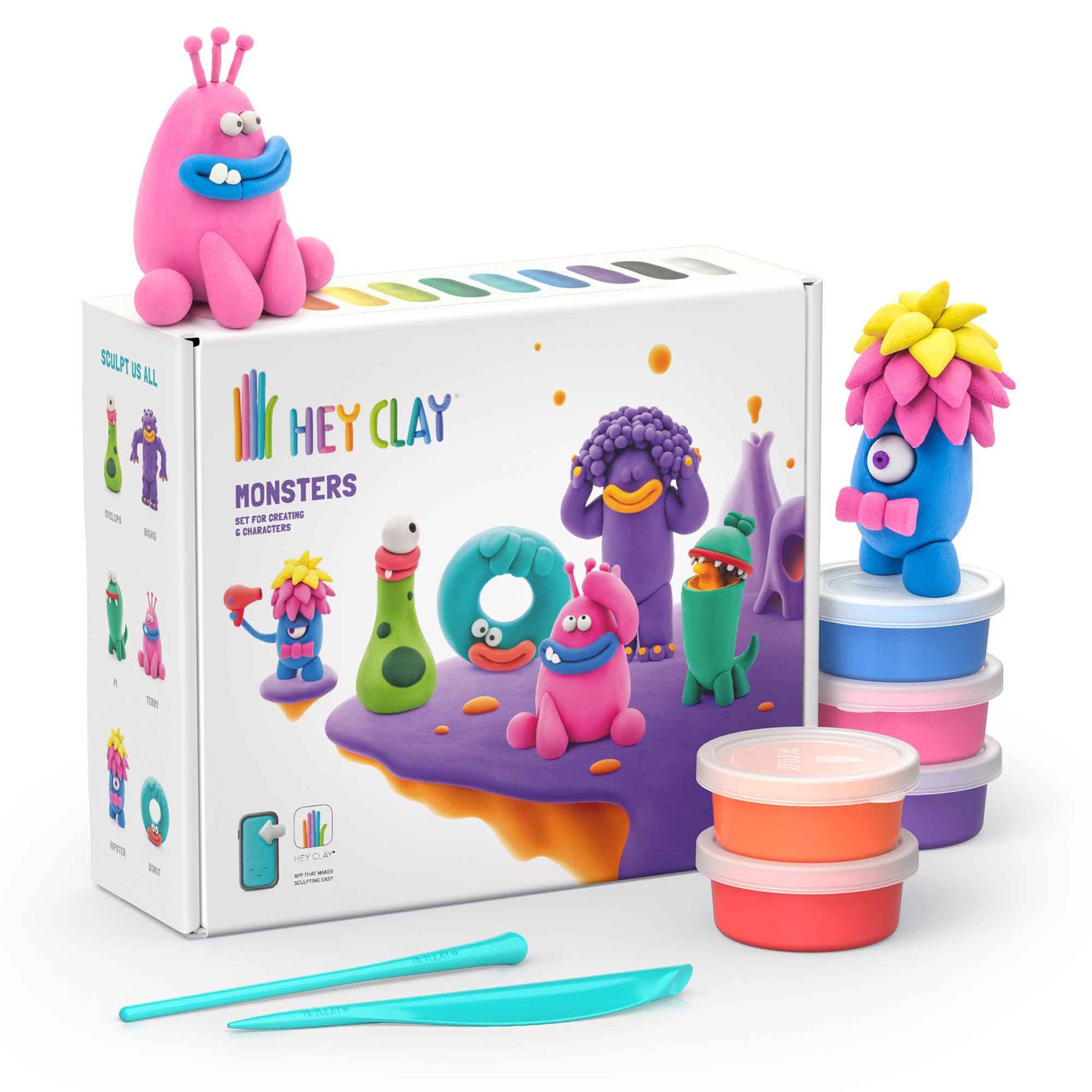 Monsters Hey Clay (15 Cans)
