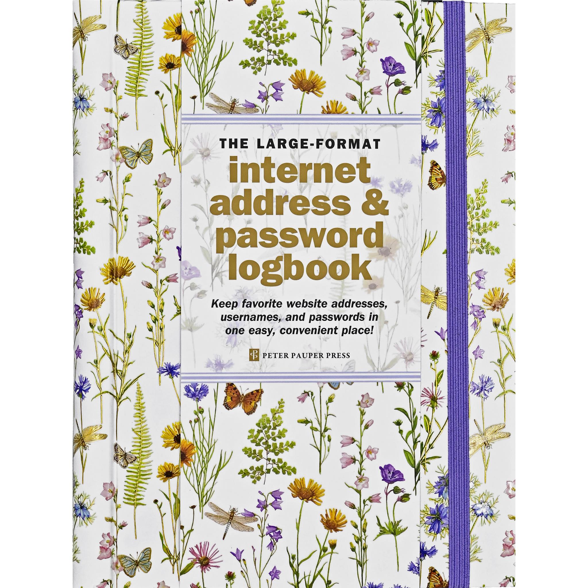 Internet Log Book Large Wildflower Garden - Online Only