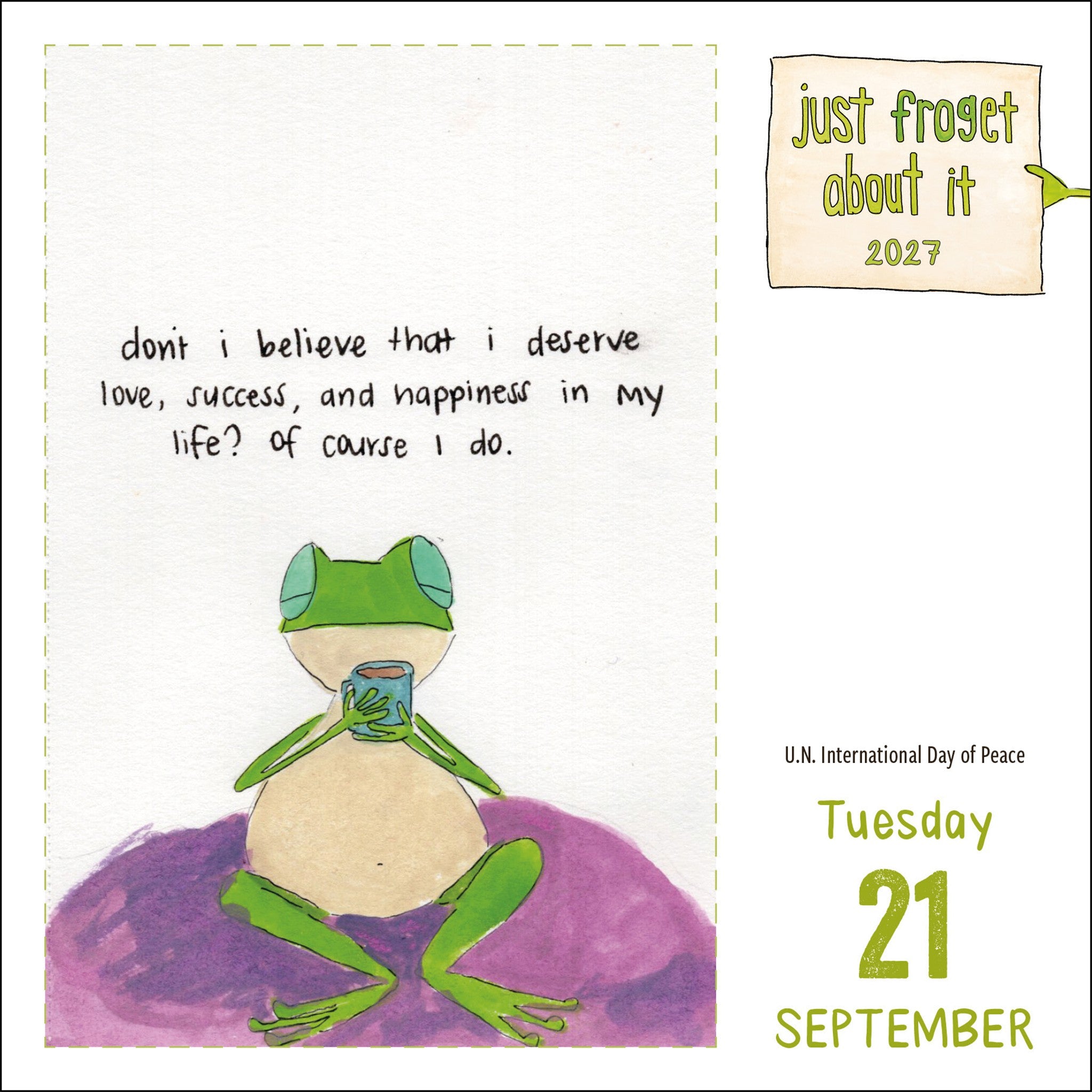 Just Froget About It 2027 Box Calendar