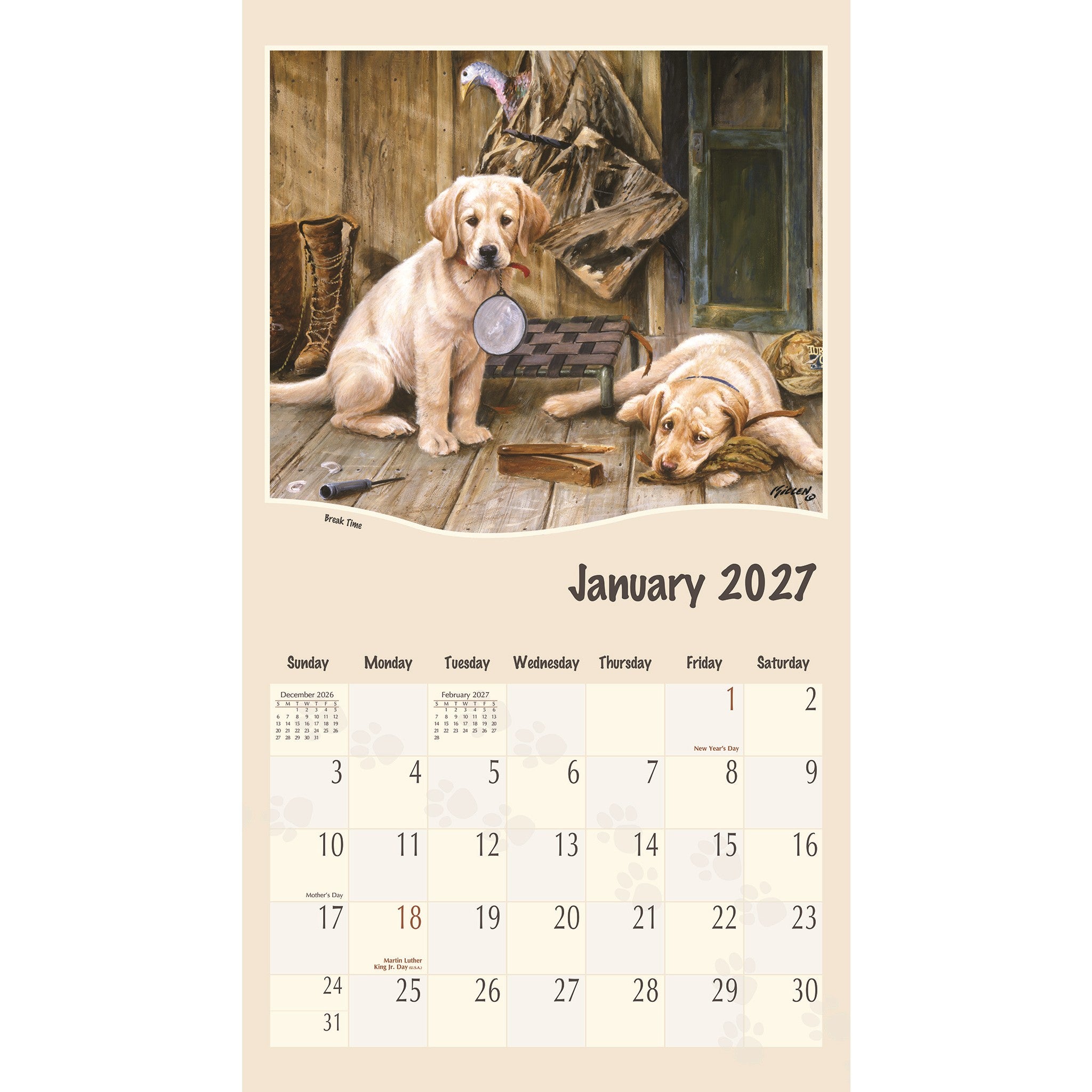 Must Love Dogs 2027 Wall Calendar - Online Only