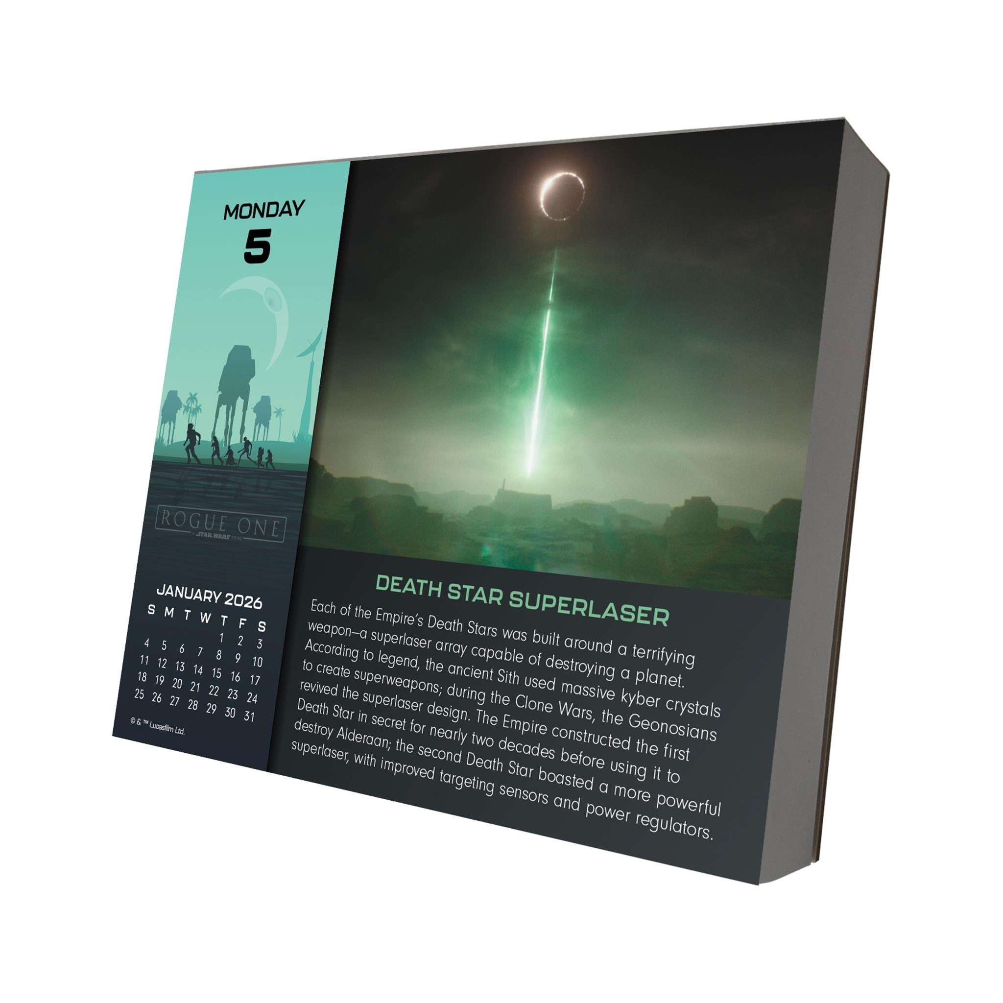 Calendrier Star Wars 2026