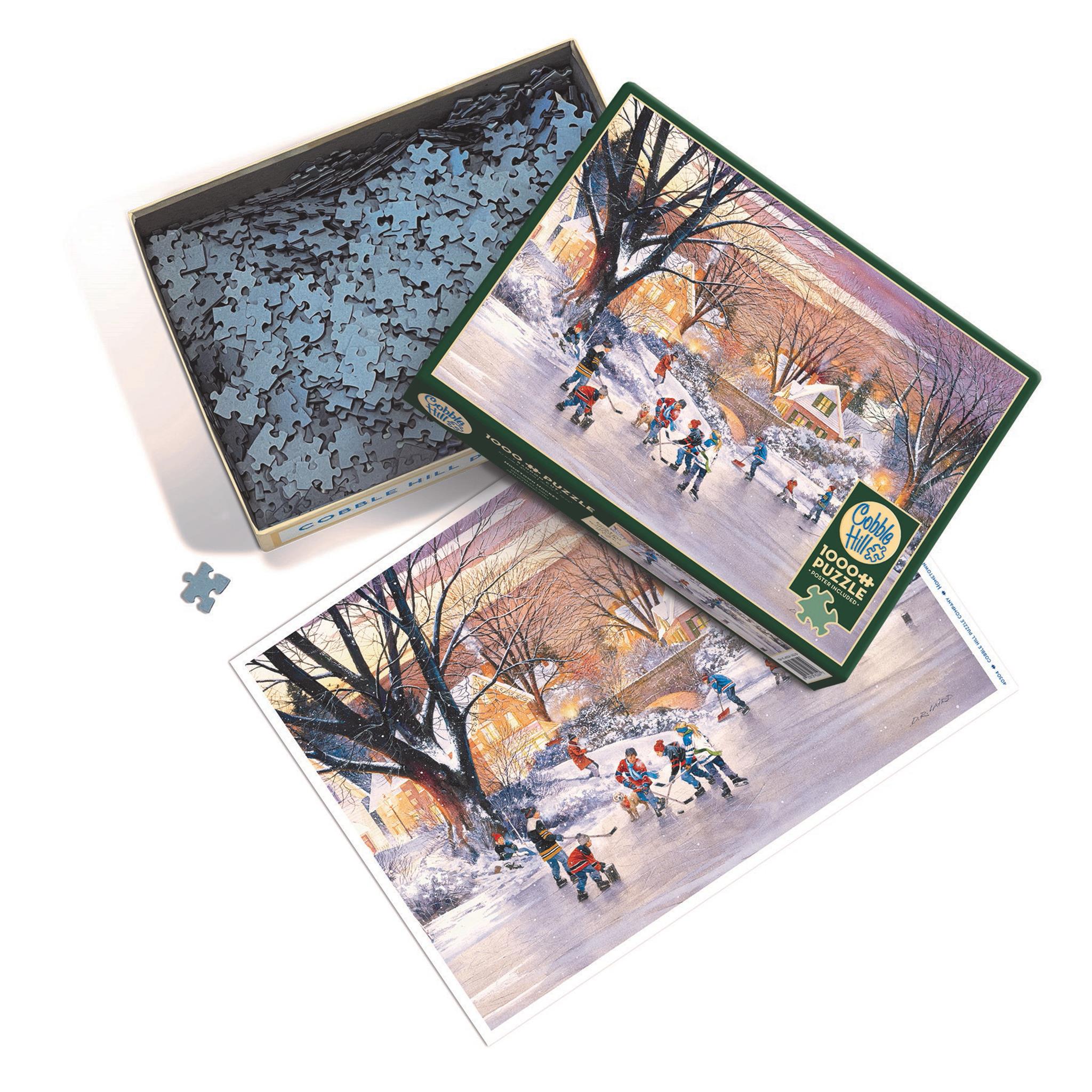 Puzzle exclusif Hockey Pond de 1000 pièces Cobble Hill