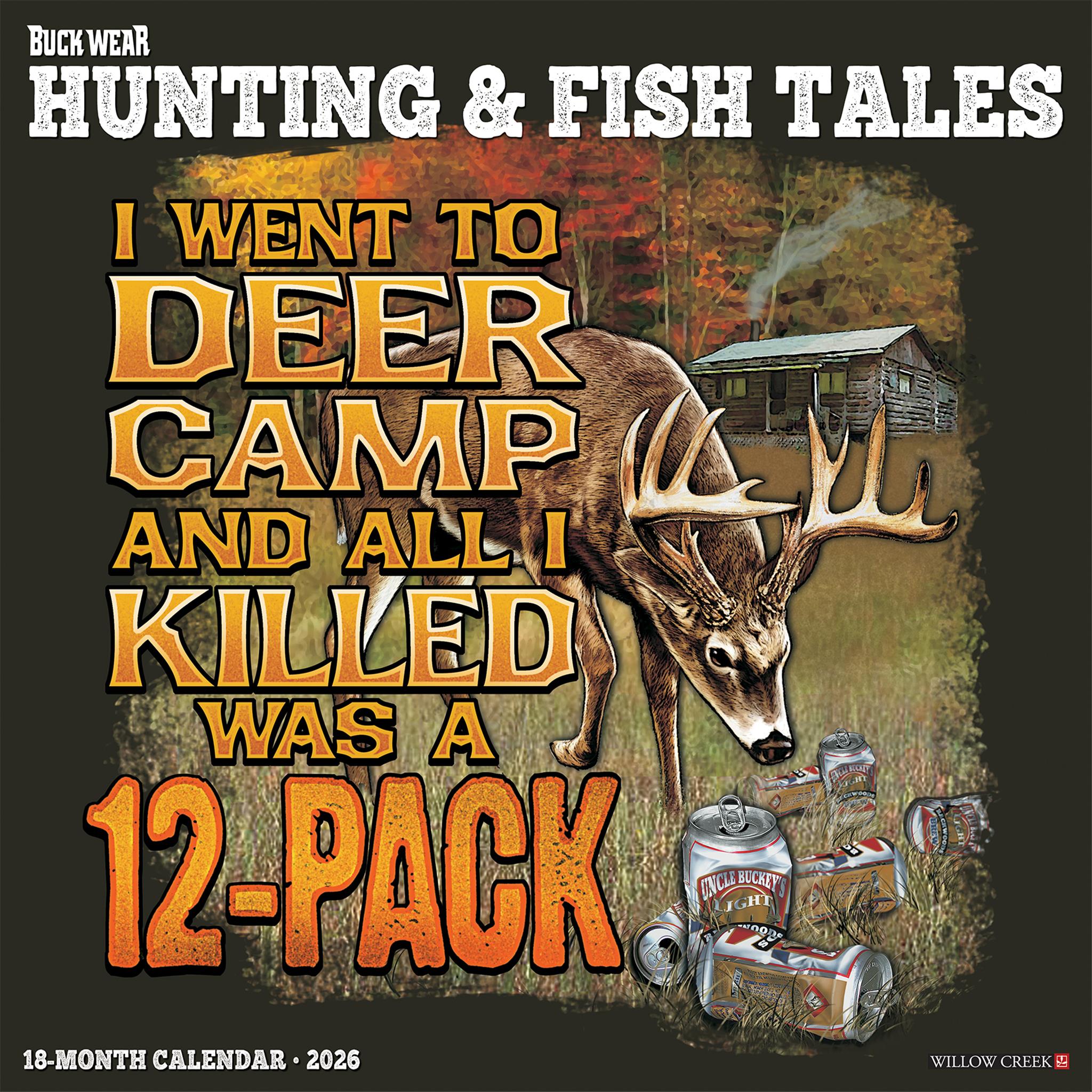 Calendrier mural Buck Wear Hunting And Fishing Tales 2026