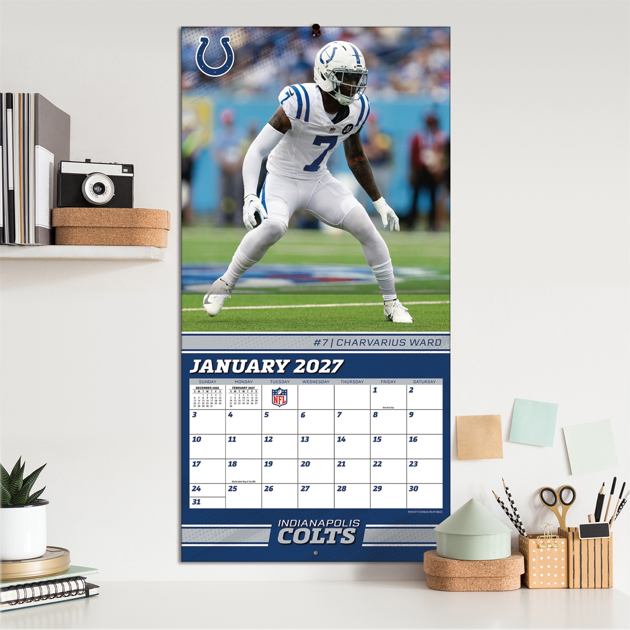NFL Indianapolis Colts 2027 Wall Calendar - Online Only
