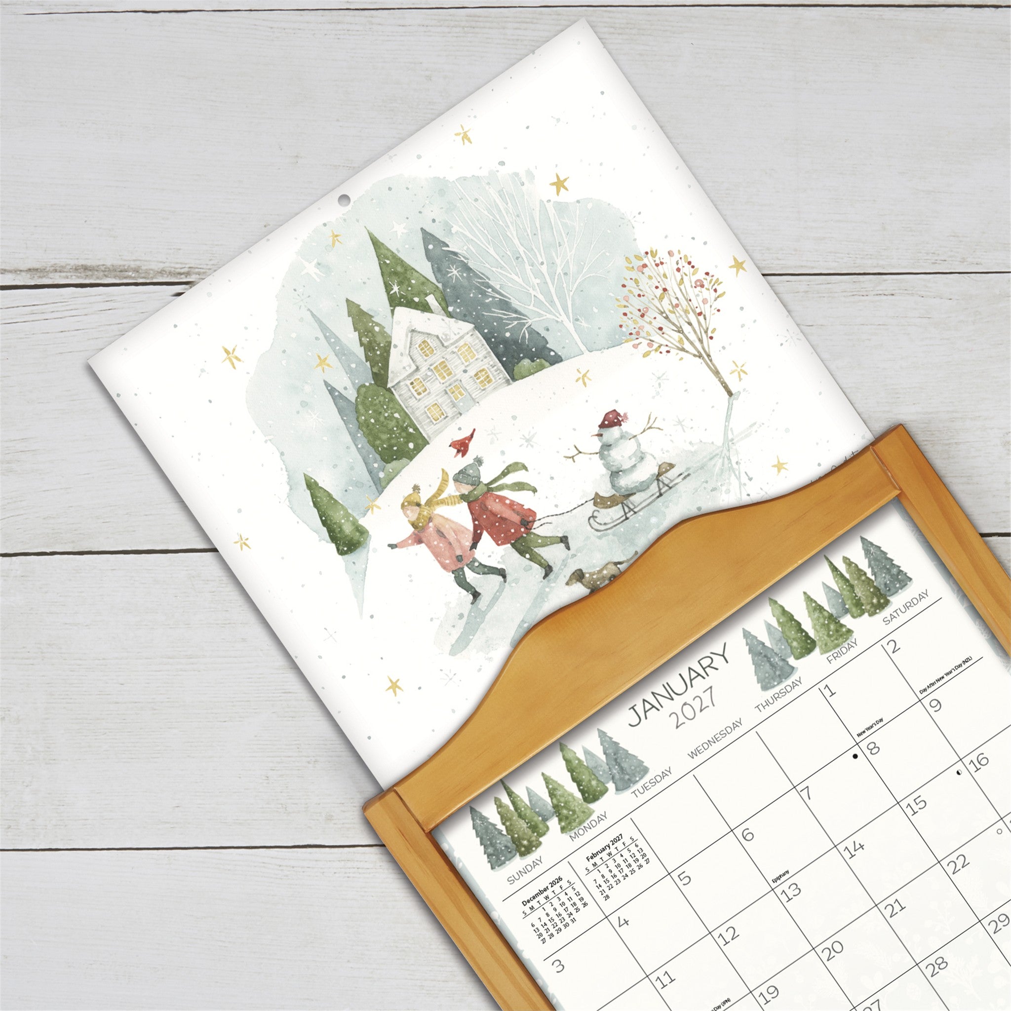 Blissful Moments 2027 Wall Calendar