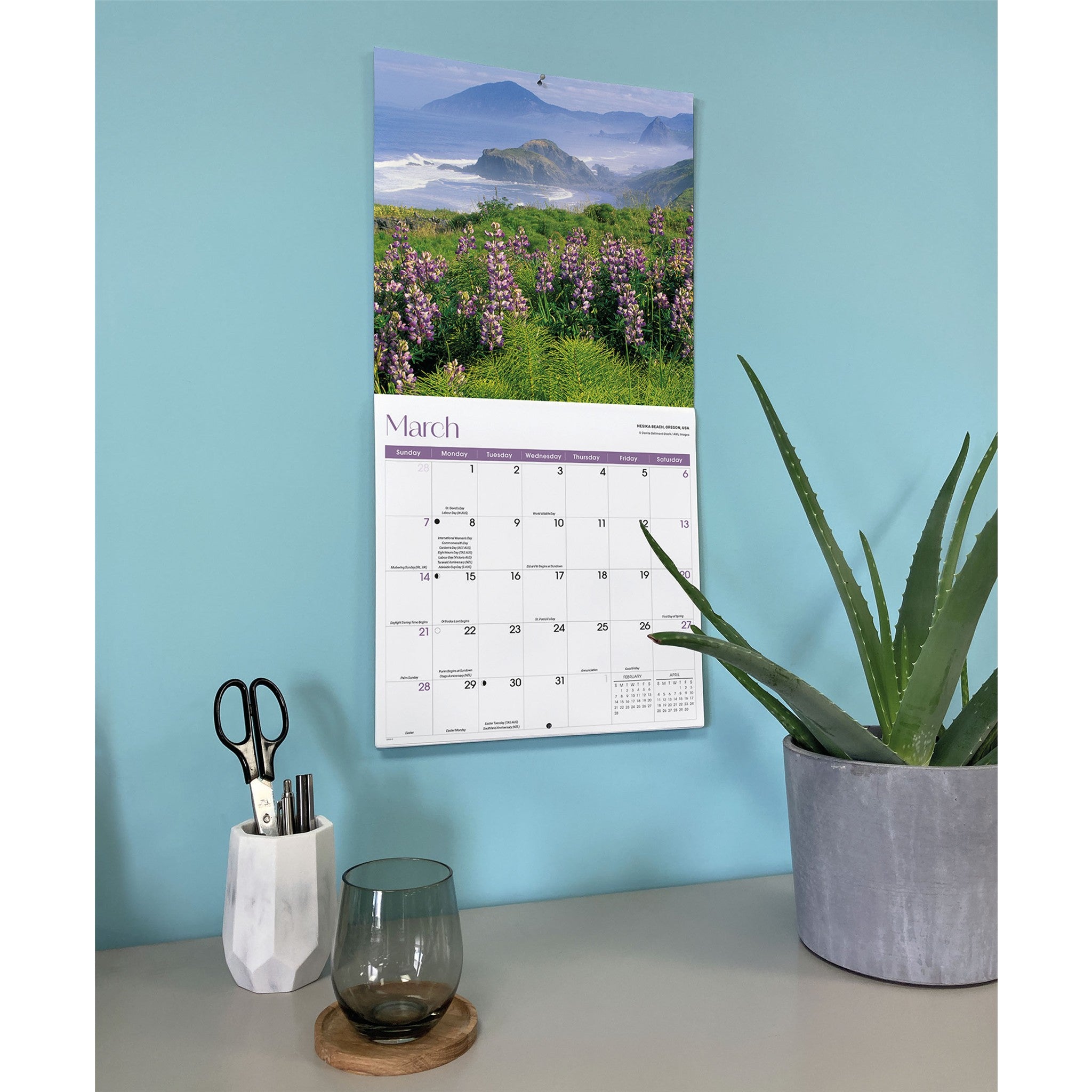 Calendrier mural Saisons 2027