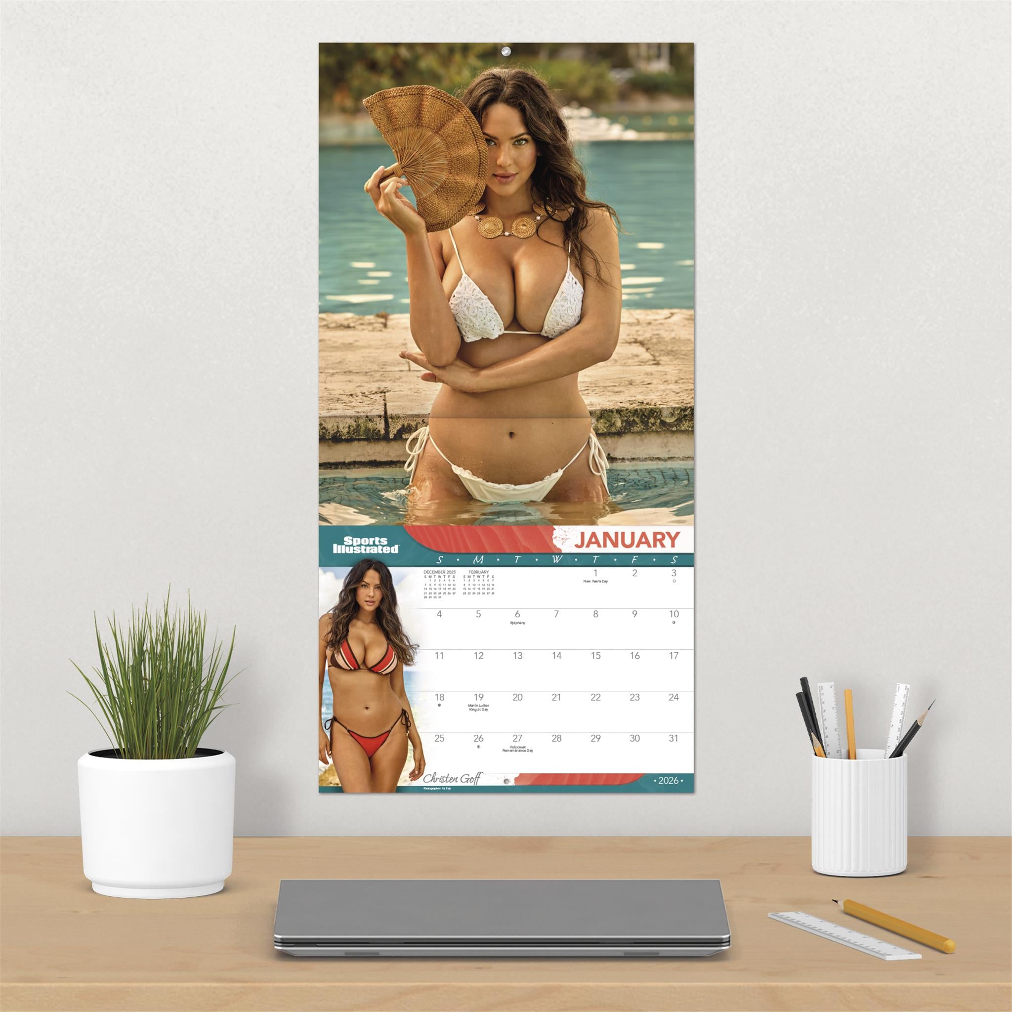 Calendrier mural exclusif Sports Illustrated Swimsuit 2026