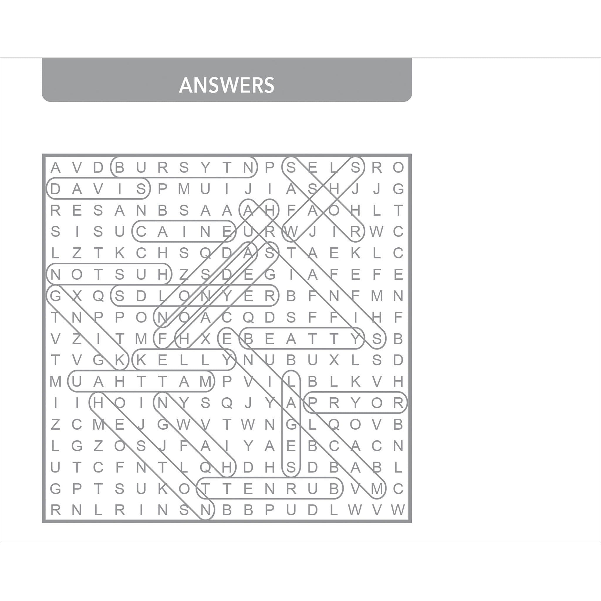 Word Search 2027 Box Calendar