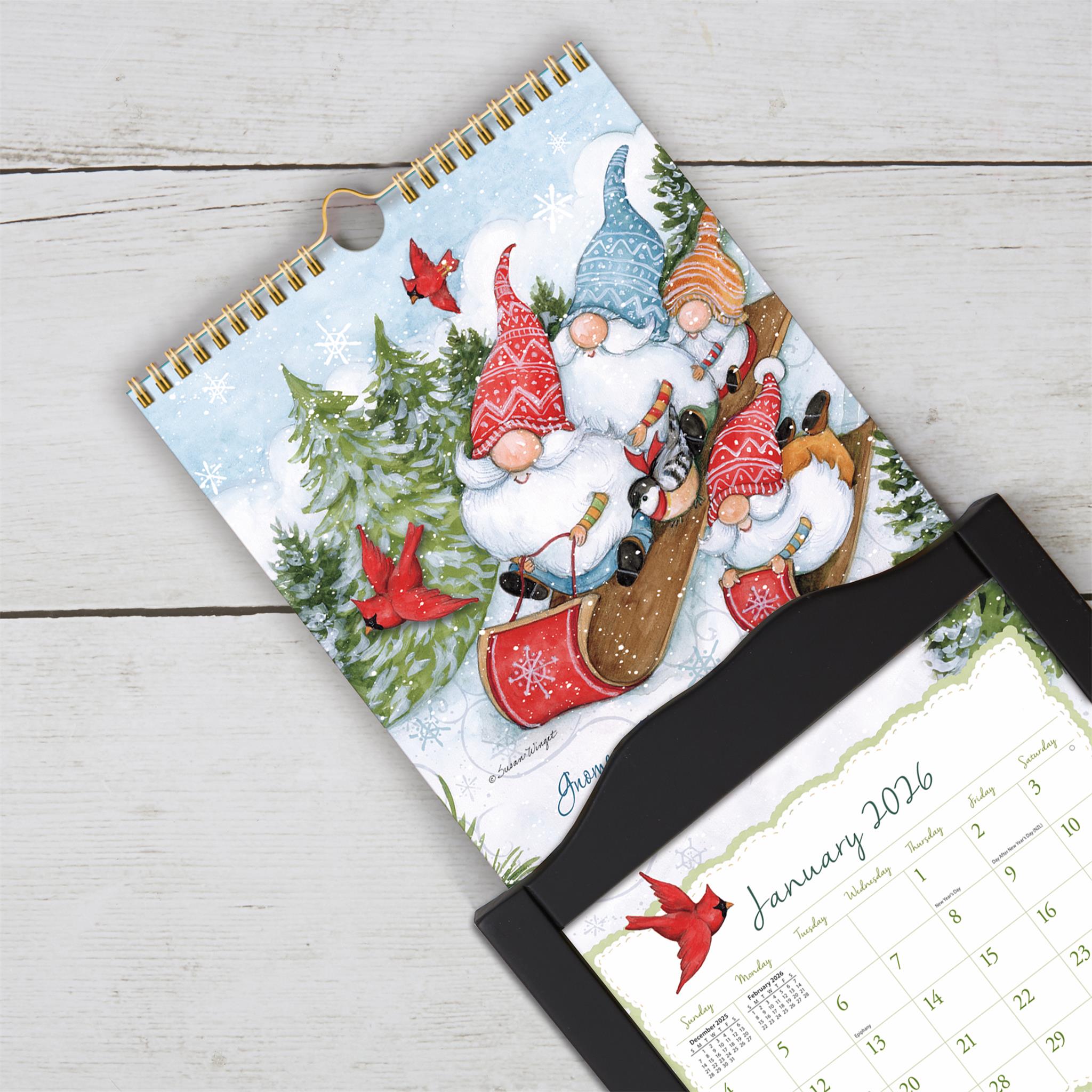 Gnome Sweet Gnome 2026 Slim Calendar