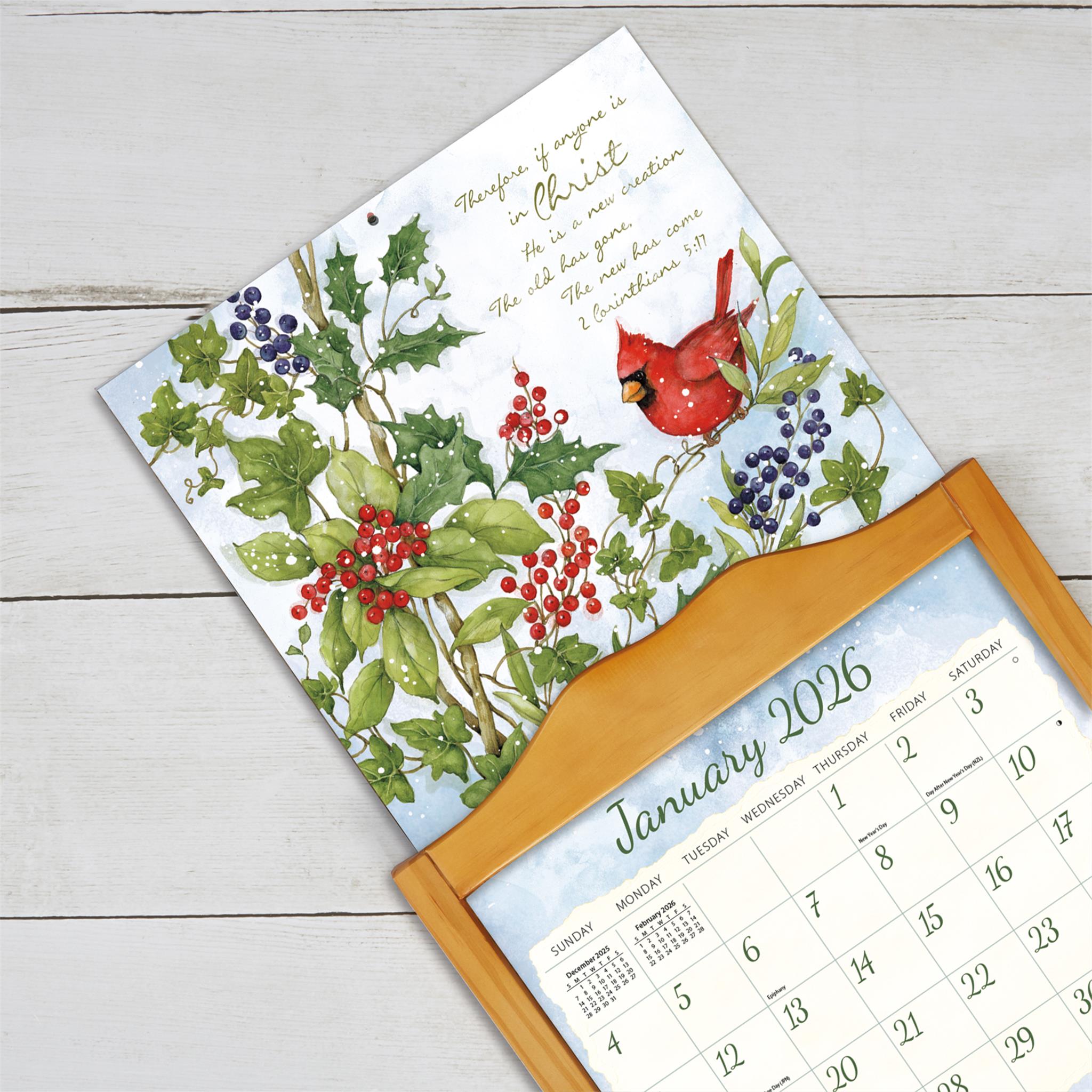 Natures Grace 2026 Wall Calendar