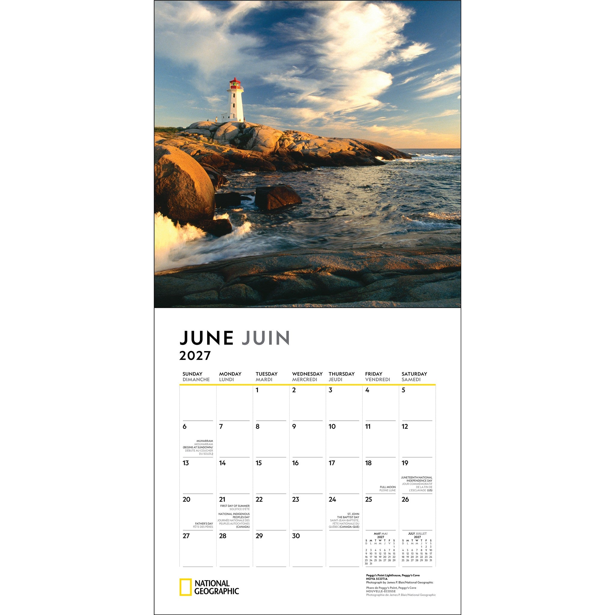 National Geographic: Canada 2027 Wall Calendar