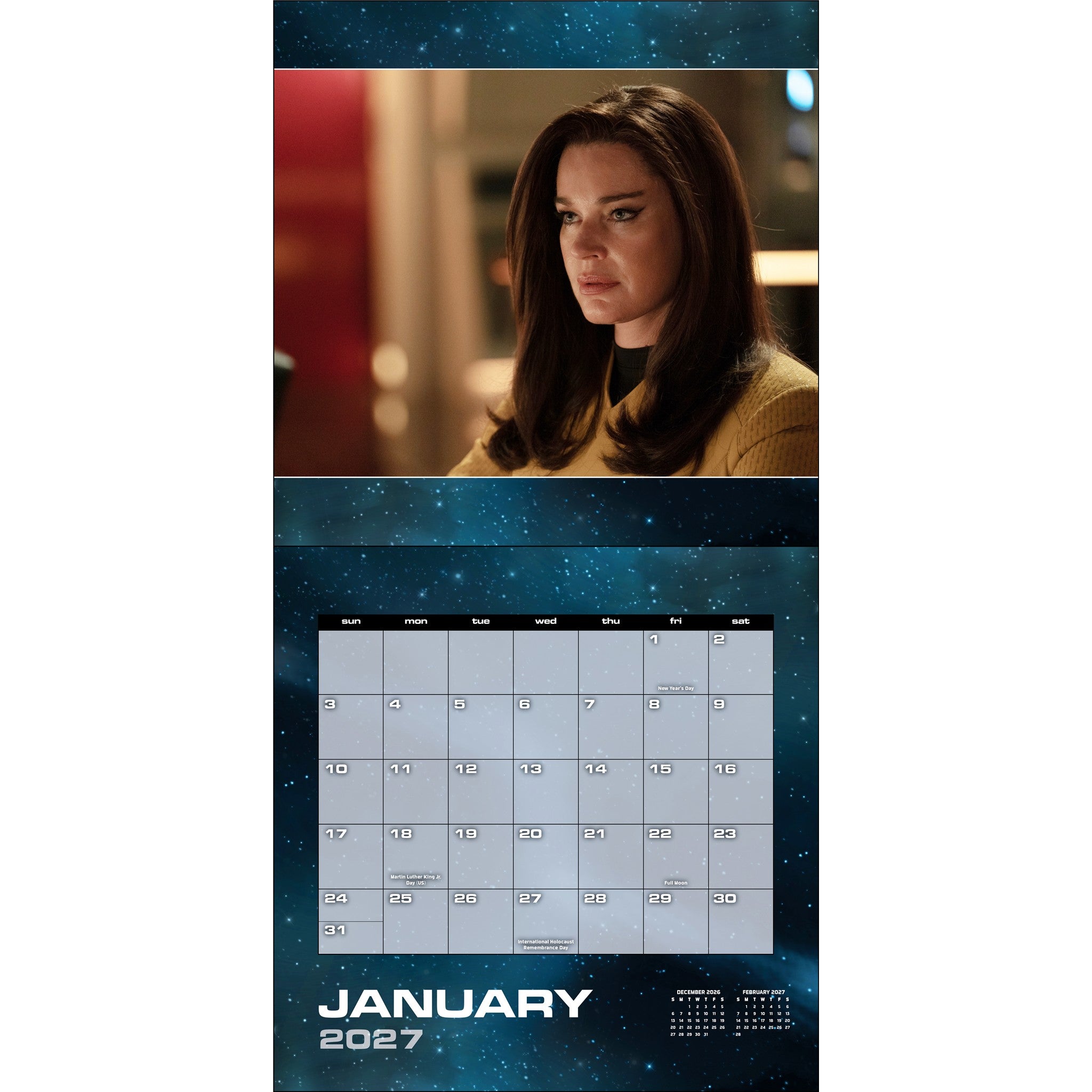 Calendrier mural Star Trek Strange New Worlds 2027 - En ligne uniquement