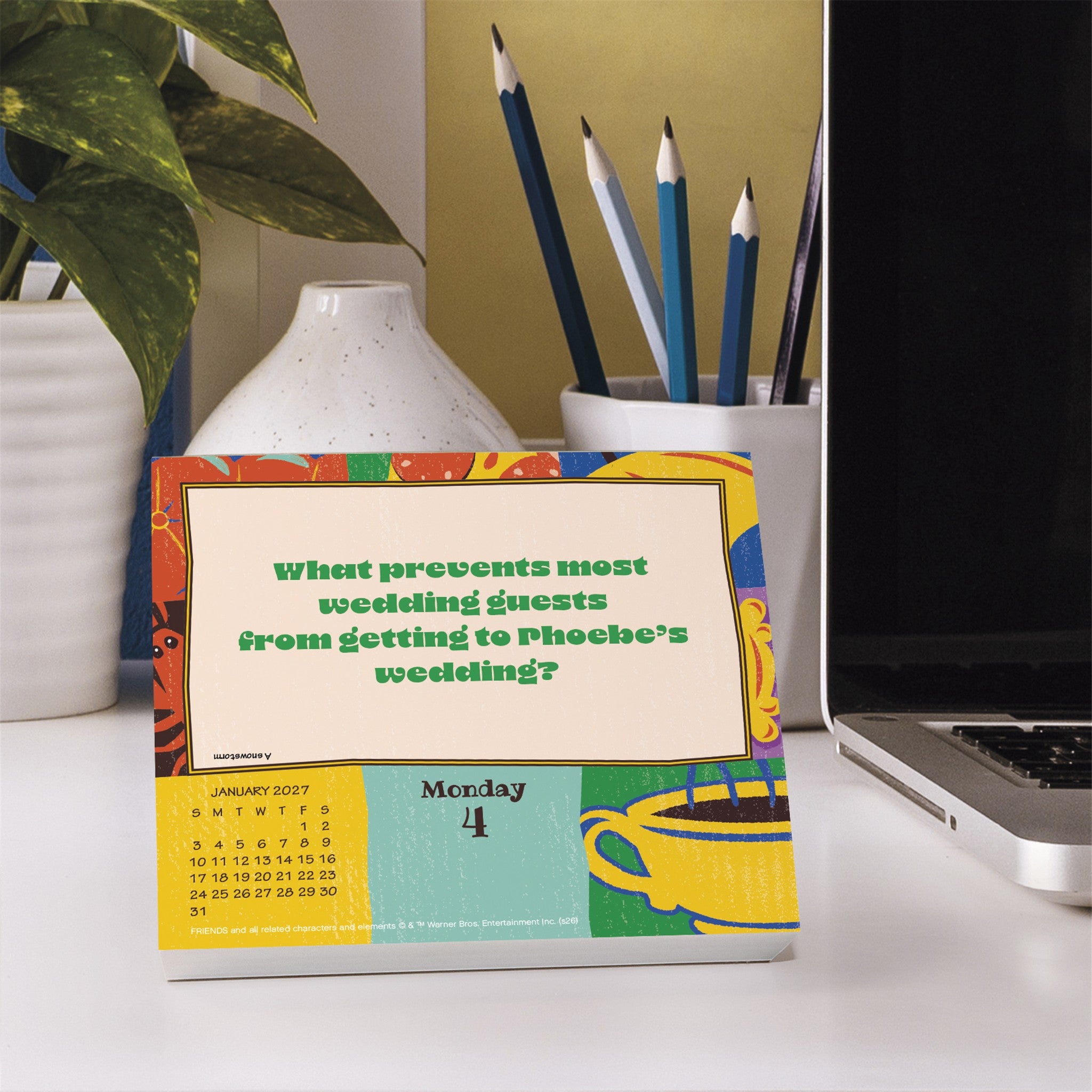 Calendrier de bureau Friends 2027