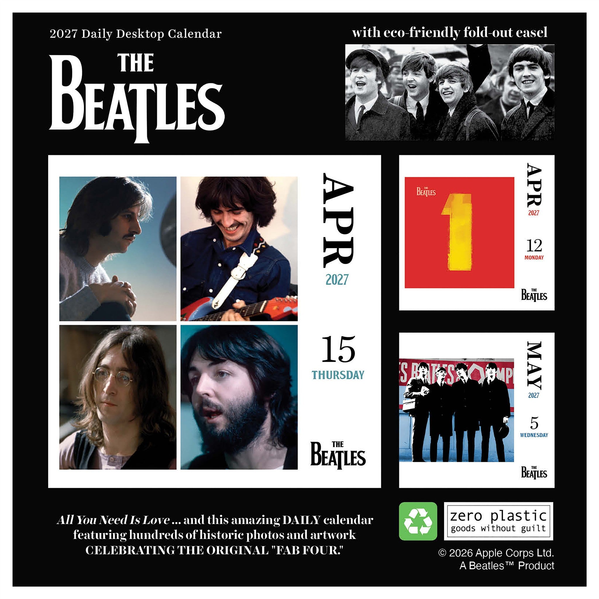 Beatles 2027 Box Calendar