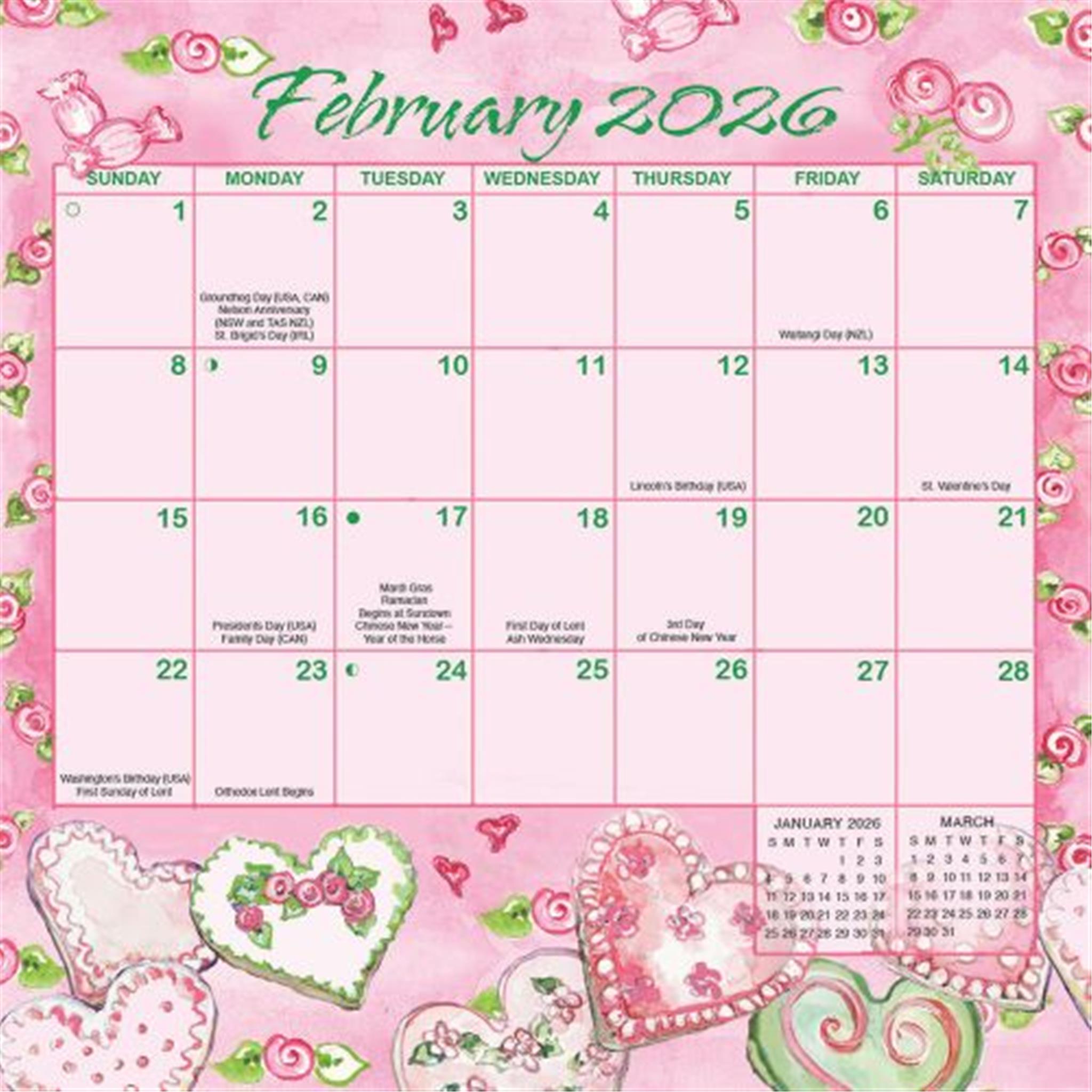 Joyful Seasons Magic Grip 2025-2026 Exclusive Mini Calendar