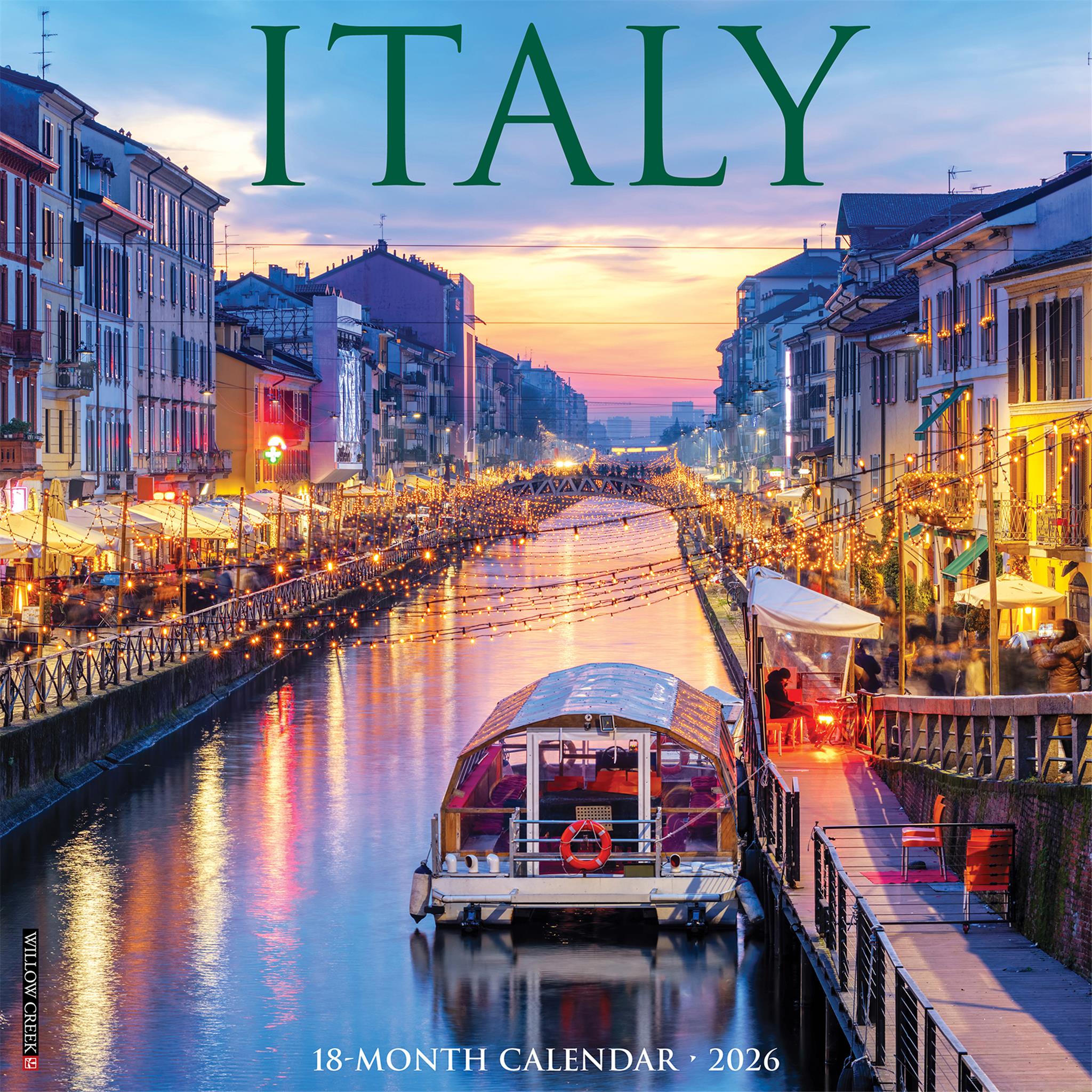 Italy 2026 Wall Calendar - Online Only
