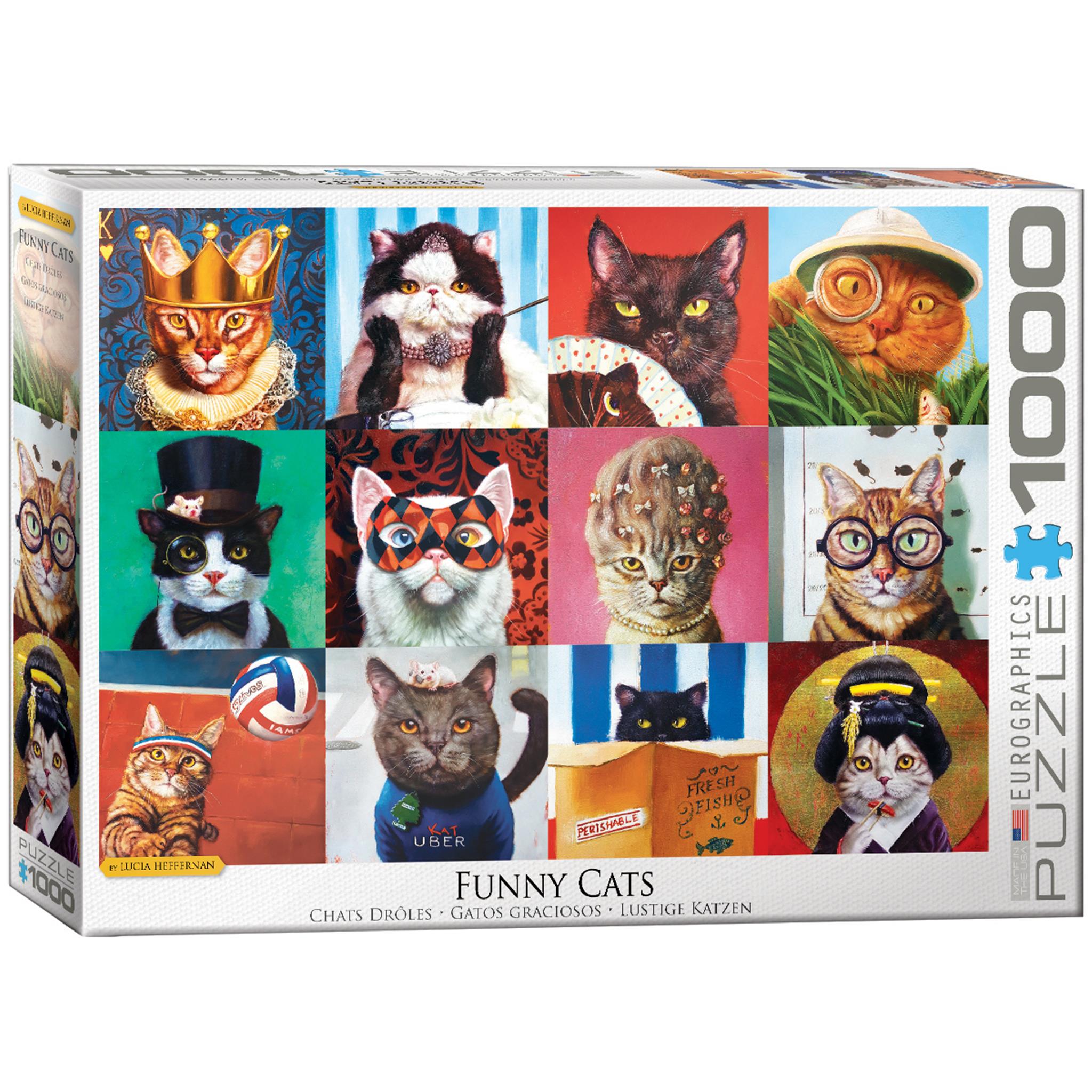 Puzzle de 1000 pièces Chats Rigolos