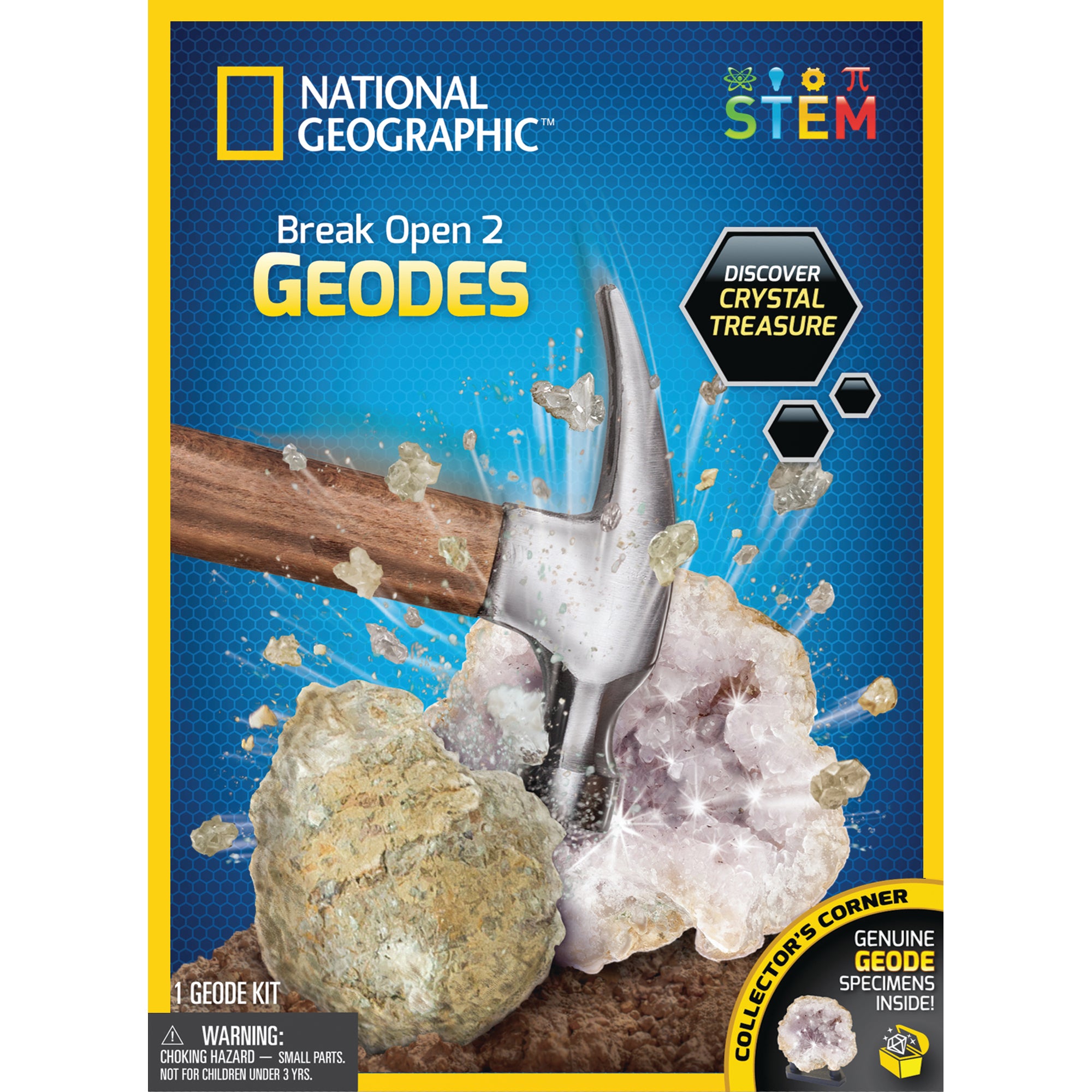 National Geographic ouvre 2 vraies géodes