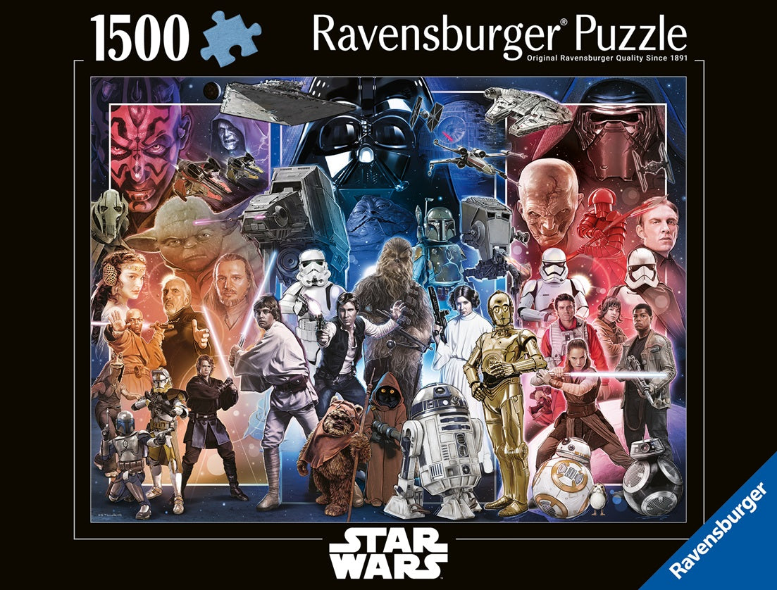 Puzzle Star Wars Univers complet de 1500 pièces