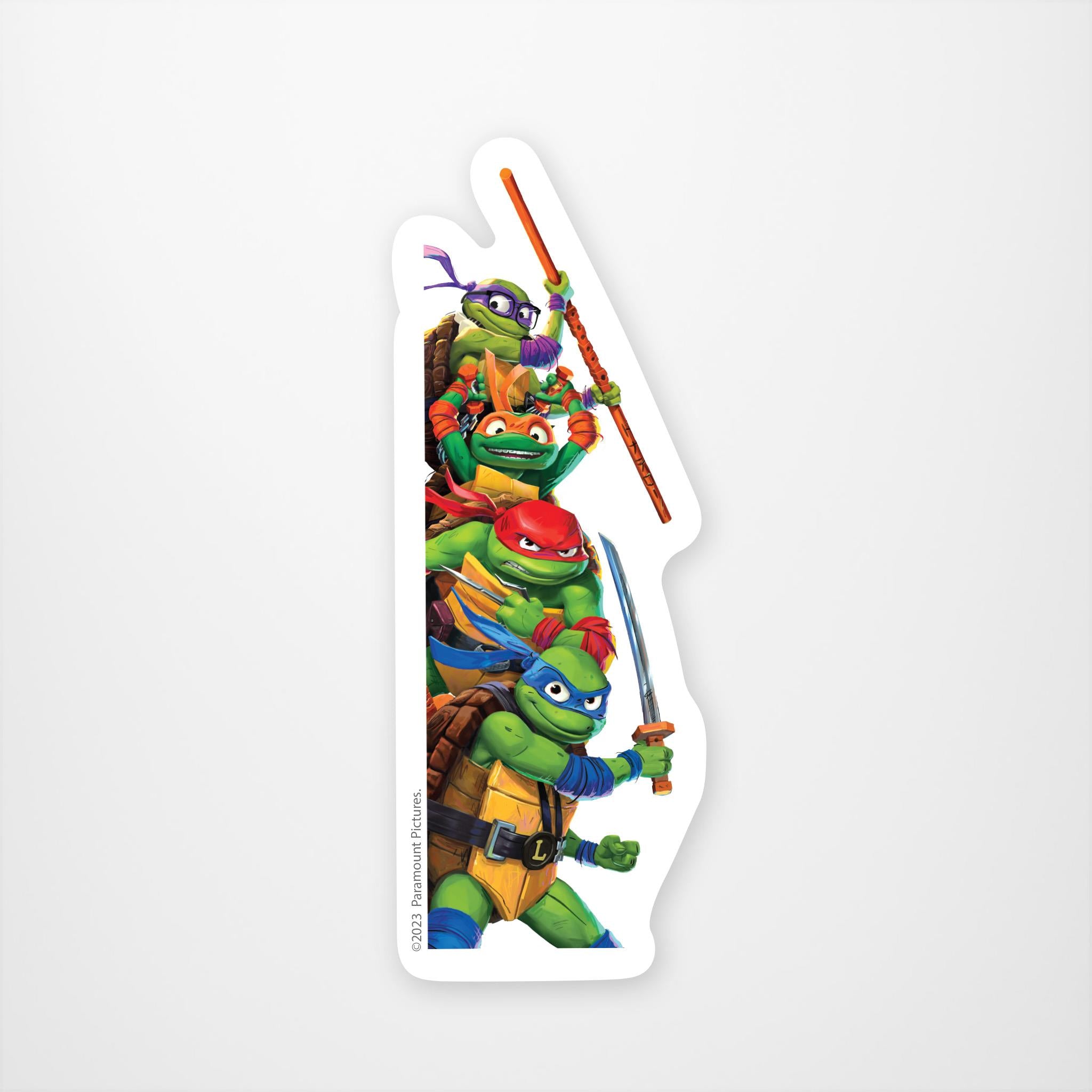Autocollant en vinyle Tortues Ninja (TMNT) Groupe M1