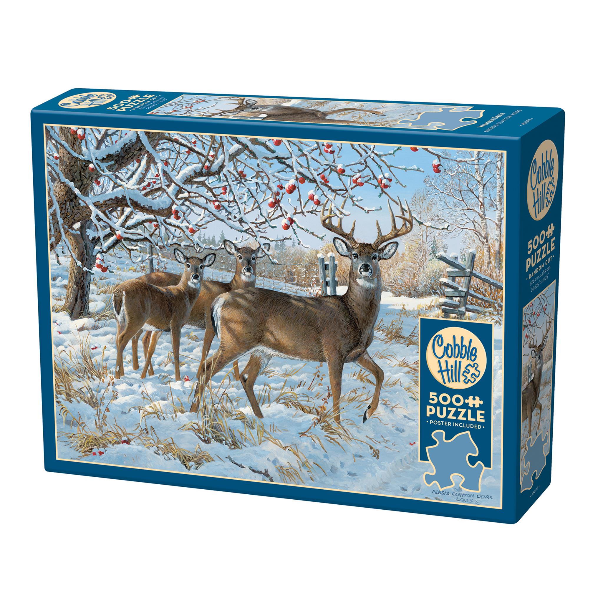 Puzzle de 500 pièces Cerf d'hiver