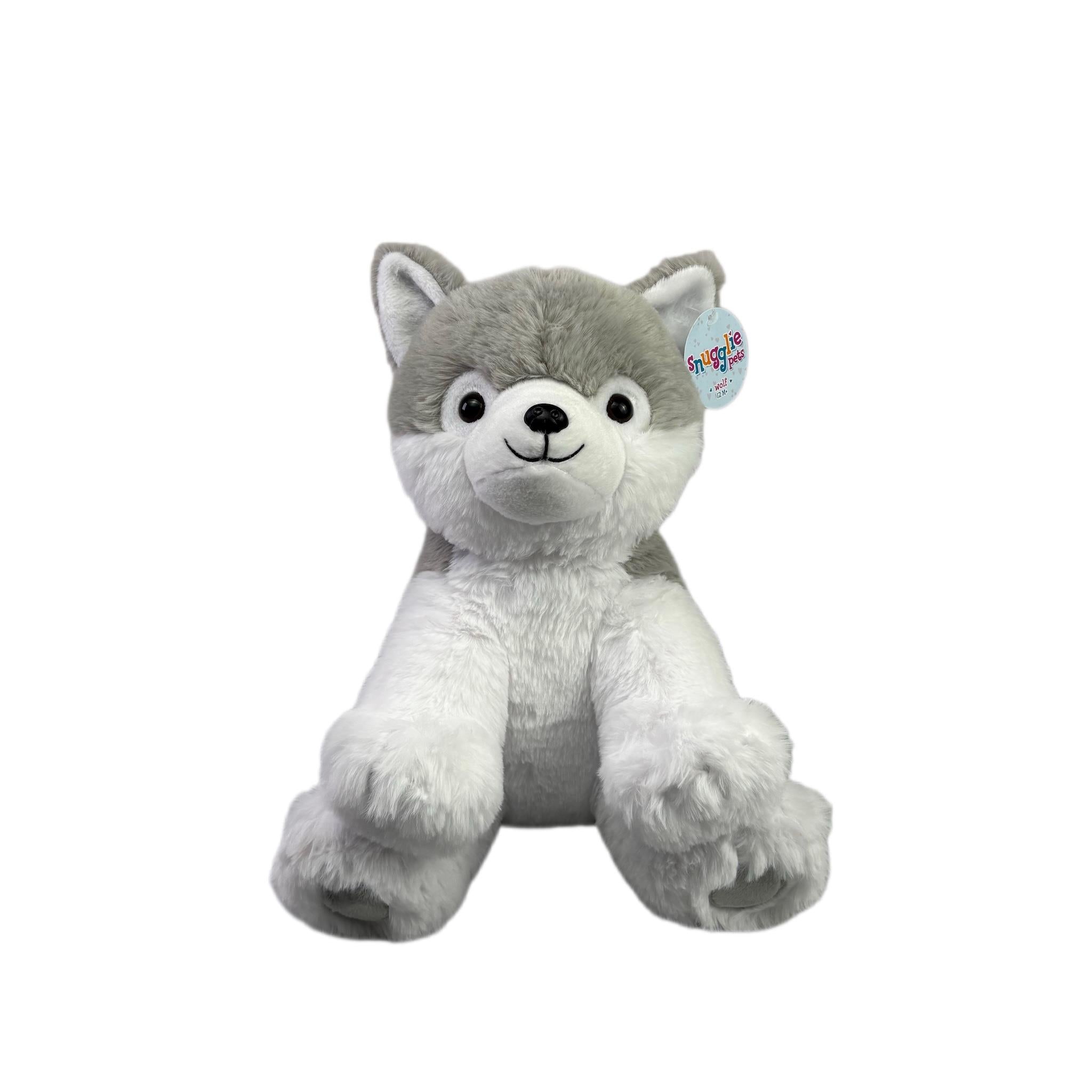 Loup en peluche de 30 cm